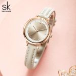 SHENGKE Women's Watch Leather Band Luxury Watches for Women Waterproof reloj para Mujer - Image 4